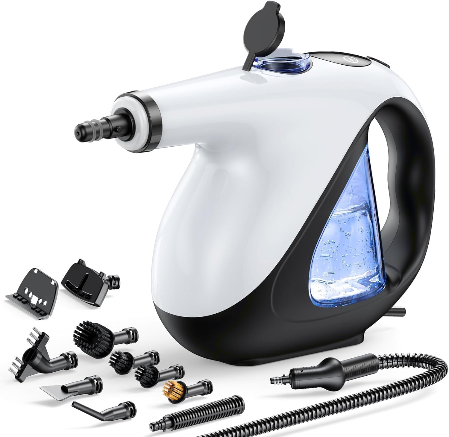 Adicom Handheld Steam Cleaner 3s Heat-Up, High-Pressure Deep Cleaning