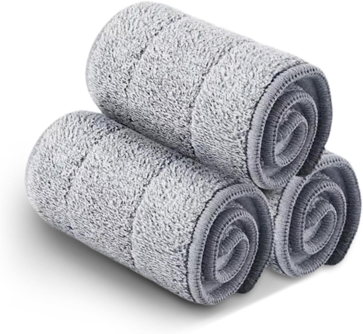 Adicom Microfiber Replacement Mop Pads – Washable Refills for Self-Rinsing Electric Mop (3-Pack)