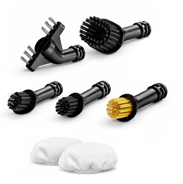 Adicom Steam Cleaner Accessories Kit (7PCS) – Replacement Brushes & Tools for CN60 Steam Cleaner, Deep Cleaning Setrface Deep Cleaning Set